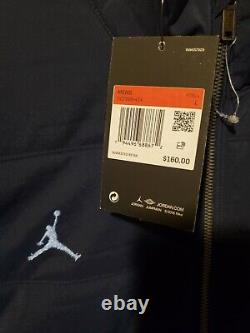 Nike Air Jordan NCAA UNC Tar Heels Light Puffer Jacket Navy large (CQ7689-414)