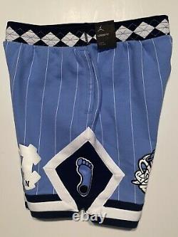 Nike Air Jordan NRG UNC North Carolina Tarheels Fleece Blue Shorts CD0133-448