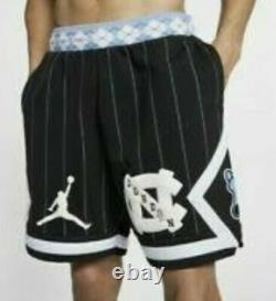 Nike Air Jordan NRG UNC North Carolina Tarheels Fleece Shorts CD0133 010 L Large