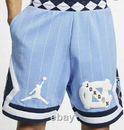 Nike Air Jordan NRG UNC North Carolina Tarheels Fleece Shorts CD0133-448 Men's L