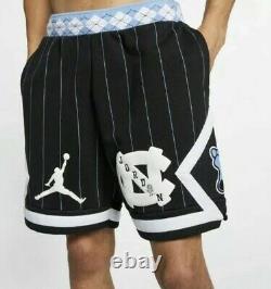 Nike Air Jordan NRG UNC North Carolina Tarheels Fleece Shorts Size XL Mens Blue