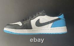 Nike Air Jordan Retro 1 Low OG UNC Tar Heels Sneakers CZ0790-104 Size 10 NO LID