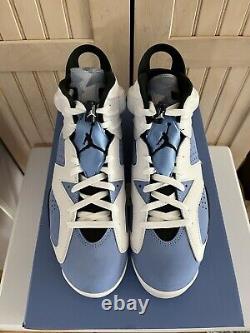 Nike Air Jordan Retro 6 Unc Tar Heel Blue White Black New With Box Size 11
