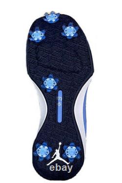 Nike Air Jordan UNC North Carolina Tar Heels Golf Shoes Golf Spikes Size 9.5