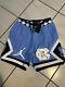 Nike Air Jordan Unc North Carolina Blue Tarheels Fleece Shorts Cd0133-448 S
