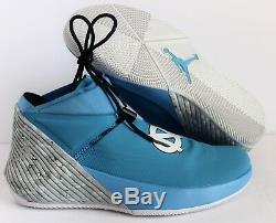 Nike Air Jordan Why Not Zer0.1 University Blue Unc Tarheels Sz 10.5 Aa2510-402