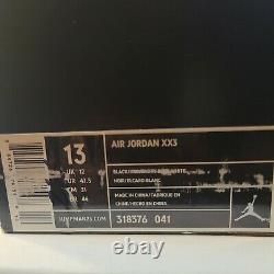 Nike Air Jordan XX3 23 UNC Black University Blue Tarheels 318376-041 Men's Sz 13