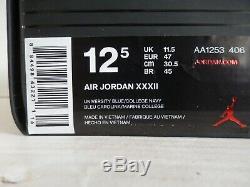 Nike Air Jordan XXXII 32 Unc North Carolina Tarheels Sz 12.5 Aa1253-406