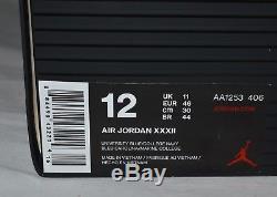 Nike Air Jordan XXXII Unc Tar Heels Shoes Size 12 Univ Blue/navy Aa1253-406