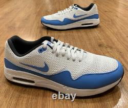 Nike Air Max 1 G Golf Shoes UNC Blue Tarheels CI7576-101 TW NRG Mens Size 14