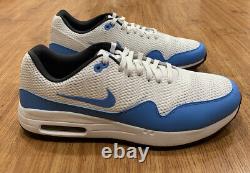 Nike Air Max 1 G Golf Shoes UNC Blue Tarheels CI7576-101 TW NRG Mens Size 14