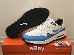 Nike Air Max 1 G Golf Shoes UNC Blue Tarheels CI7576-101 TW NRG Mens Size 9.5