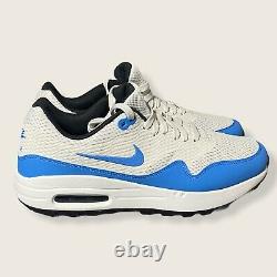 Nike Air Max 1 Golf Shoes White Blue (CI7576-101) Mens Size 12 UNC NEW