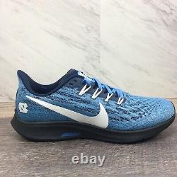 Nike Air Zoom Pegasus 36 Tar Heels Running Shoes UNC CI2084-400 Men Size 7.5