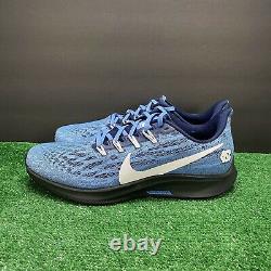 Nike Air Zoom Pegasus 36 UNC Tar Heels Blue White Navy CI2084-400 Men's Size 8