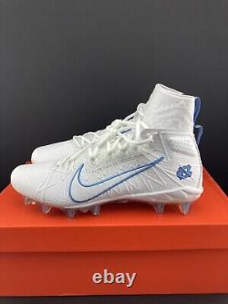 Nike Alpha Huarache 7 Elite Lacrosse Cleat Mens Sz 12 UNC Tar Heels PE Blue New