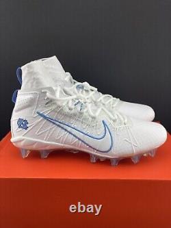 Nike Alpha Huarache 7 Elite Lacrosse Cleat Mens Sz 12 UNC Tar Heels PE Blue New