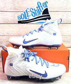 Nike Alpha Huarache 8 Elite Pe Unc Tar Heels Cw4830-103 Size 11.5 New In Box