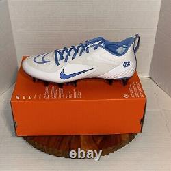 Nike Alpha Huarache 8 Pro Men's Sz 11.5 UNC Tar Heels Lacrosse Cleats CW4828-103