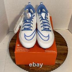 Nike Alpha Huarache 8 Pro Men's Sz 11.5 UNC Tar Heels Lacrosse Cleats CW4828-103