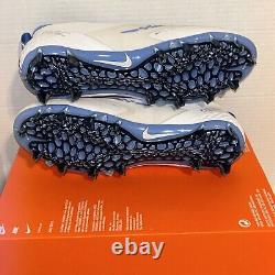 Nike Alpha Huarache 8 Pro Men's Sz 11.5 UNC Tar Heels Lacrosse Cleats CW4828-103