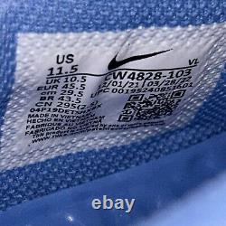 Nike Alpha Huarache 8 Pro Men's Sz 11.5 UNC Tar Heels Lacrosse Cleats CW4828-103