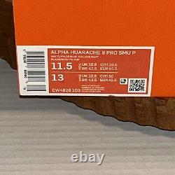 Nike Alpha Huarache 8 Pro Men's Sz 11.5 UNC Tar Heels Lacrosse Cleats CW4828-103
