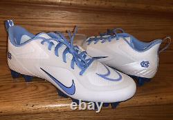 Nike Alpha Huarache 8 Pro UNC Tar Heels Lacrosse Cleats CW4828-103 Men's US 11