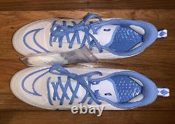 Nike Alpha Huarache 8 Pro UNC Tar Heels Lacrosse Cleats CW4828-103 Men's US 11