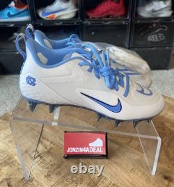 Nike Alpha Huarache 8 Pro UNC Tar Heels Lacrosse Cleats PE Size 5.5 M / 7 W NWB