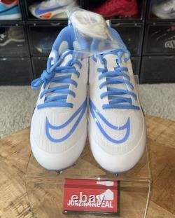 Nike Alpha Huarache 8 Pro UNC Tar Heels Lacrosse Cleats PE Size 5.5 M / 7 W NWB