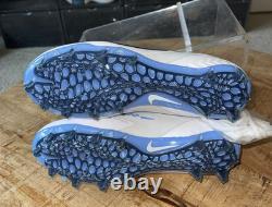 Nike Alpha Huarache 8 Pro UNC Tar Heels Lacrosse Cleats PE Size 5.5 M / 7 W NWB