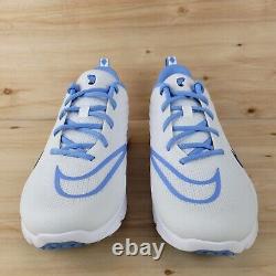 Nike Alpha Huarache 8 Turf Lacrosse Shoes Unc White/university Blue Sz 9