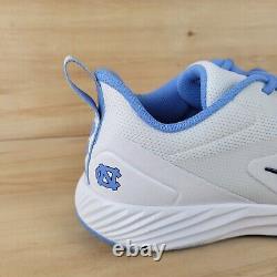 Nike Alpha Huarache 8 Turf Lacrosse Shoes Unc White/university Blue Sz 9