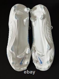 Nike Alpha Huarache 9 Elite Lacrosse Cleat UNC Tar Heels Men Size 7.5 FQ1137-100