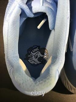 Nike Alpha Huarache Elite 2 Turf UNC North Carolina Tar Heels CU0149-402 Sz 12.5