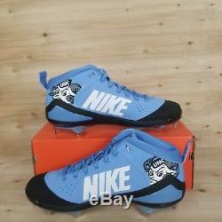 Nike Force Zoom Trout 4 Pe Promo Unc Ah7577 Tar Heels Baseball Men's Sz 11.5