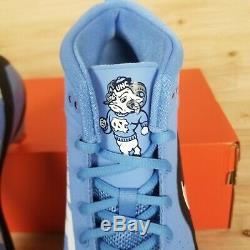 Nike Force Zoom Trout 4 Pe Promo Unc Ah7577 Tar Heels Baseball Men's Sz 11.5