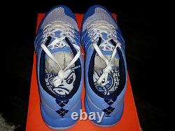 Nike Free 5.0 V6 North Carolina Blue Tarheels UNC Train Football RARE 7.5 8.5 13