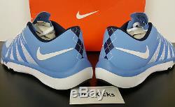 Nike Free Trainer 5.0 V6 Amp Unc Tarheels Blue White Rare 723939-402 (size 11.5)