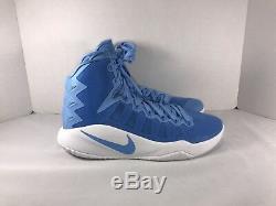 Nike Hyperdunk 2016 Mens Size 11.5 UNC Tar Heels Carolina Blue Shoes 844368 443
