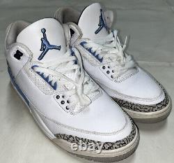 Nike Jordan 3 Retro Unc (2020) Size 11 Men Ct8532-104 Air 2020 Tar Heels No Box