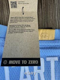 Nike Jordan Elite Dri-Fit UNC Carolina Tarheels Jersey BV2576-448 Mens M CARTER