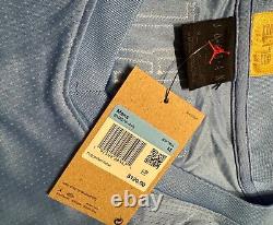 Nike Jordan Elite Dri-Fit UNC Carolina Tarheels Jersey BV2576-448 Mens M CARTER