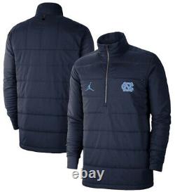 Nike Jordan North Carolina Tar Heels UNC Quilted Puffer Jacket Mens S CQ7689