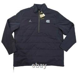 Nike Jordan North Carolina Tar Heels UNC Quilted Puffer Jacket Mens S CQ7689