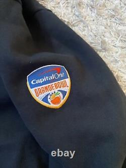 Nike Jordan UNC Football Men's XL Team Issued Jacket Capital One Orange Bowl