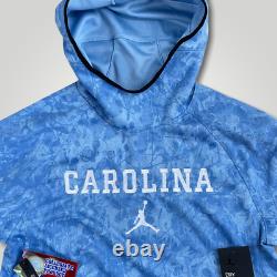 Nike Jordan UNC North Carolina Tar Heels Basketball Hoodie CD1827-448 Men's SZ S
