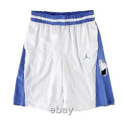 Nike Jordan UNC North Carolina Tar Heels Team Shorts Mens Size Large Retro