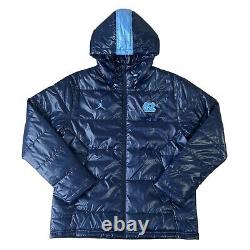 Nike Jordan UNC Tar Heels Jacket Mens Size XXL Navy Blue Full-Zip PE NEW